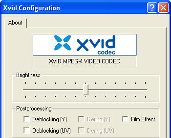 Xvid codec - набор кодеков для воспроизведения видеофайлов