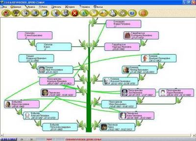 Генеалогическое Древо - программа для составления генеалогического древа семьи