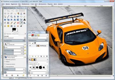 гимп - мощный редактор растровой графики