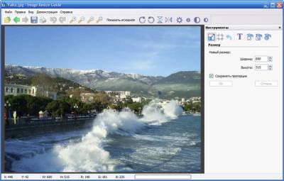 Image Resize Guide - программа для редактирования цифровых изображений