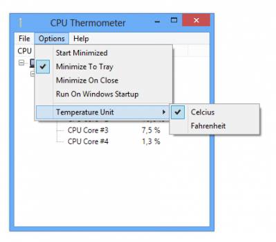 CPU Thermometer - программа для измерения температуры процессора