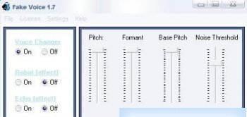 Поддельный голос - программа для изменения голоса