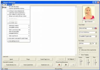 DSpeech  1.61 - программа для преобразования текста в речь