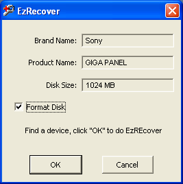 EzRecover - программа для восстановления работы флешки USB